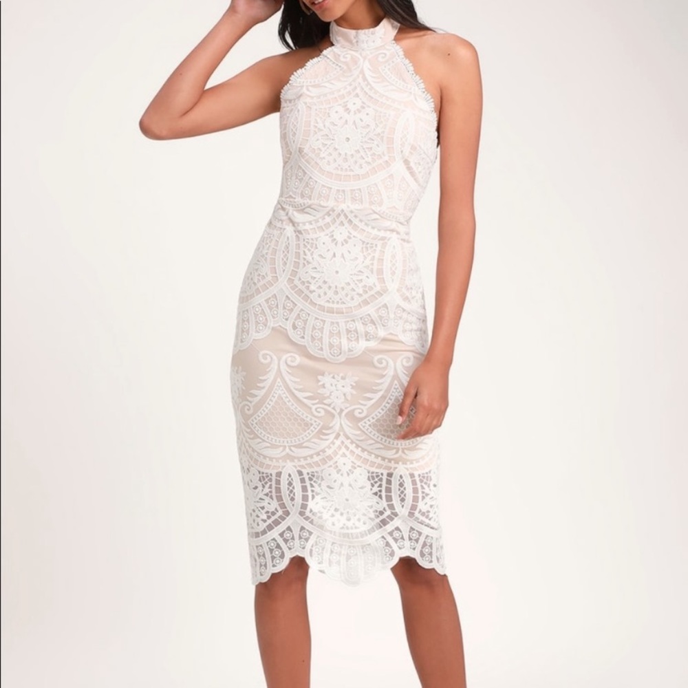Lulus Lace MIDI Dress
